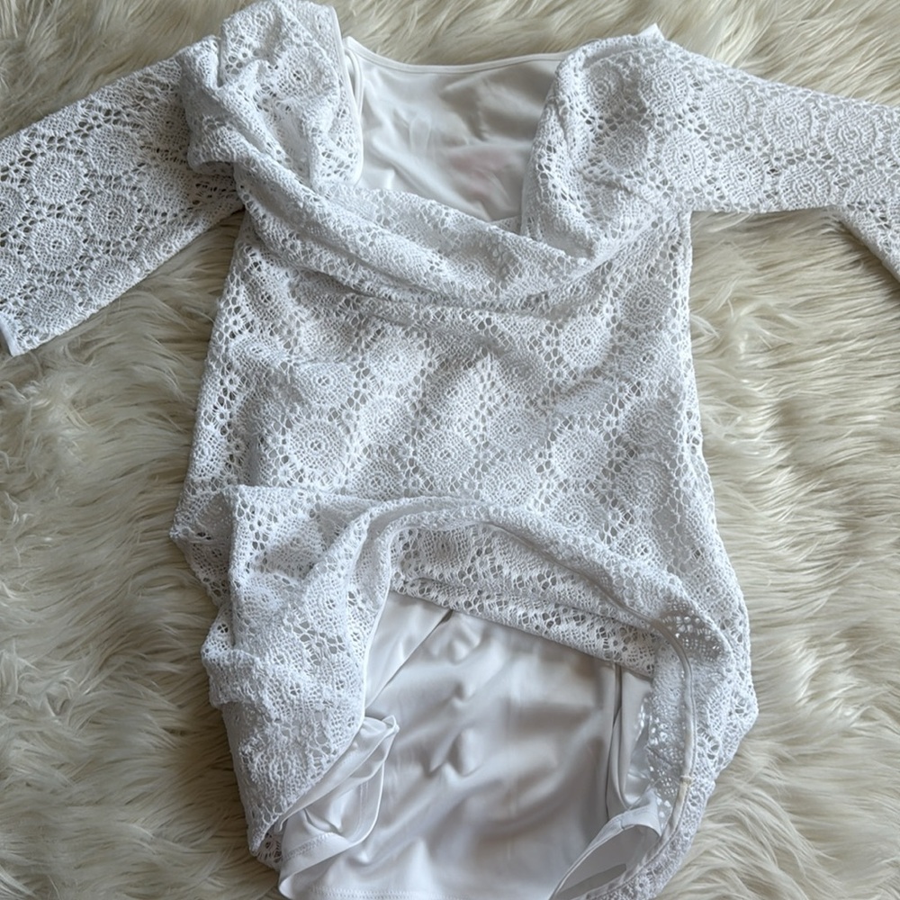 Lilli Pulitzer "Topanga" Lace White Tunic/Dress Size XS - Picture 6 of 14